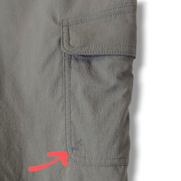 REI Sahara Convertible Pants Stone Blue Camping Fishing Hiking Travel: 14 - Picture 8 of 11